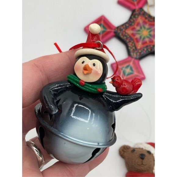 Christmas Tree Ornament Decoration HUGE Lot of 24 Penguin, Snowman, Hallmark - Picture 7 of 16